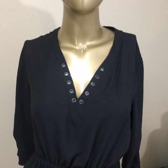 Solid black MOSSIMO shift dress, XS - Picture 2 of 5